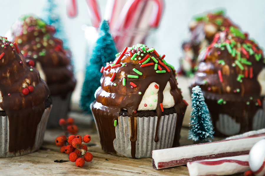 christmas cupcakes